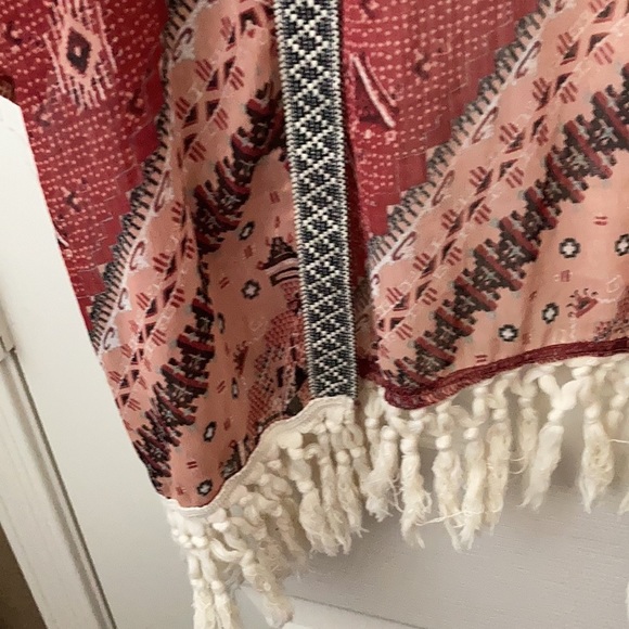 FINAL MARKDOWN Xhilaration open front boho style coverup (XL) - Picture 3 of 6